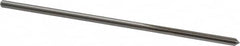 Cleveland - #31 High Speed Steel 6 Flute Chucking Reamer - Straight Flute, Straight Shank, 7/8" Flute Length, 3-1/2" OAL - Exact Tooling