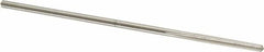 Cleveland - #35 High Speed Steel 4 Flute Chucking Reamer - Straight Flute, Straight Shank, 7/8" Flute Length, 3-1/2" OAL - Exact Tooling