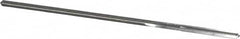 Cleveland - #38 High Speed Steel 4 Flute Chucking Reamer - Straight Flute, Straight Shank, 7/8" Flute Length, 3-1/2" OAL - Exact Tooling