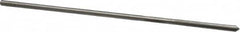 Cleveland - #45 High Speed Steel 4 Flute Chucking Reamer - Straight Flute, Straight Shank, 3/4" Flute Length, 3" OAL - Exact Tooling