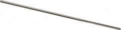Cleveland - #55 High Speed Steel 4 Flute Chucking Reamer - Straight Flute, Straight Shank, 1/2" Flute Length, 2-1/2" OAL - Exact Tooling