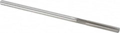 Cleveland - Letter G High Speed Steel 6 Flute Chucking Reamer - Straight Flute, Straight Shank, 1-1/2" Flute Length, 6" OAL - Exact Tooling