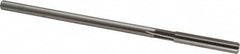 Cleveland - Letter J High Speed Steel 6 Flute Chucking Reamer - Straight Flute, Straight Shank, 1-1/2" Flute Length, 6" OAL - Exact Tooling