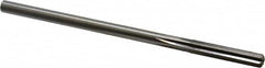 Cleveland - Letter M High Speed Steel 6 Flute Chucking Reamer - Straight Flute, Straight Shank, 1-1/2" Flute Length, 6" OAL - Exact Tooling