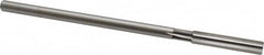 Cleveland - Letter T High Speed Steel 6 Flute Chucking Reamer - Straight Flute, Straight Shank, 1-3/4" Flute Length, 7" OAL - Exact Tooling