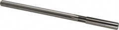 Cleveland - Letter Z High Speed Steel 6 Flute Chucking Reamer - Straight Flute, Straight Shank, 1-3/4" Flute Length, 7" OAL - Exact Tooling