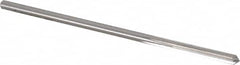 Cleveland - 11/64" High Speed Steel 6 Flute Chucking Reamer - Straight Flute, Straight Shank, 1-1/8" Flute Length, 4-1/2" OAL - Exact Tooling