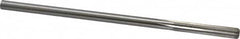 Cleveland - Letter E High Speed Steel 6 Flute Chucking Reamer - Straight Flute, Straight Shank, 1-1/2" Flute Length, 6" OAL - Exact Tooling