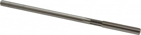 Cleveland - 9/32" High Speed Steel 6 Flute Chucking Reamer - Straight Flute, Straight Shank, 1-1/2" Flute Length, 6" OAL - Exact Tooling