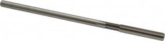 Cleveland - 9/32" High Speed Steel 6 Flute Chucking Reamer - Straight Flute, Straight Shank, 1-1/2" Flute Length, 6" OAL - Exact Tooling