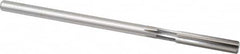 Cleveland - 5/16" High Speed Steel 6 Flute Chucking Reamer - Straight Flute, Straight Shank, 1-1/2" Flute Length, 6" OAL - Exact Tooling