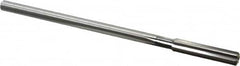 Cleveland - 3/8" High Speed Steel 6 Flute Chucking Reamer - Straight Flute, Straight Shank, 1-3/4" Flute Length, 7" OAL - Exact Tooling