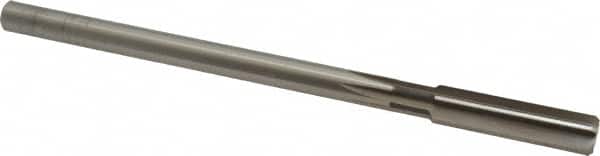 Cleveland - 29/64" High Speed Steel 6 Flute Chucking Reamer - Straight Flute, Straight Shank, 1-3/4" Flute Length, 7" OAL - Exact Tooling