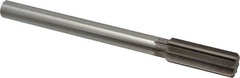 Cleveland - 31/32" High Speed Steel 8 Flute Chucking Reamer - Straight Flute, Straight Shank, 2-5/8" Flute Length, 10" OAL - Exact Tooling