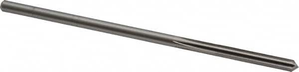 Cleveland - 3/16" High Speed Steel 6 Flute Chucking Reamer - Straight Flute, Straight Shank, 1-1/8" Flute Length, 4-1/2" OAL - Exact Tooling