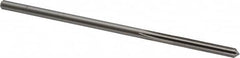 Cleveland - 3/16" High Speed Steel 6 Flute Chucking Reamer - Straight Flute, Straight Shank, 1-1/8" Flute Length, 4-1/2" OAL - Exact Tooling