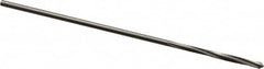 Cleveland - 1/16" High Speed Steel 4 Flute Chucking Reamer - Spiral Flute, Straight Shank, 1/2" Flute Length, 2-1/2" OAL - Exact Tooling