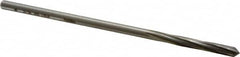 Cleveland - 3/16" High Speed Steel 6 Flute Chucking Reamer - Spiral Flute, Straight Shank, 1-1/8" Flute Length, 4-1/2" OAL - Exact Tooling