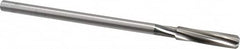 Cleveland - 11/32" High Speed Steel 6 Flute Chucking Reamer - Spiral Flute, Straight Shank, 1-1/2" Flute Length, 6" OAL - Exact Tooling