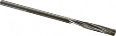 Cleveland - 3/8" High Speed Steel 6 Flute Chucking Reamer - Exact Tooling