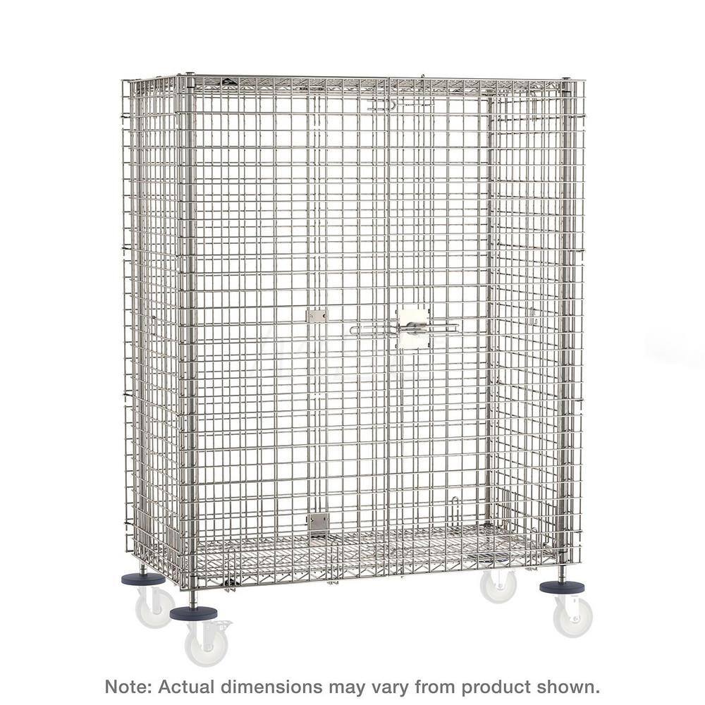Metro - Security & Work/Utility Trucks; Type: Security Unit ; Load Capacity (Lb.): 0.000 ; Length (Inch): 65-3/4 ; Width (Inch): 27-1/4 ; Height (Inch): 62 ; Number of Shelves: 2 - Exact Tooling