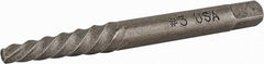 Cleveland - Spiral Flute Screw Extractor - #3 Extractor for 5/16 to 7/16" Screw, 2-11/16" OAL - Exact Tooling