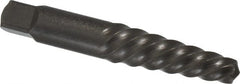 Cleveland - Spiral Flute Screw Extractor - #6 Extractor for 3/4 to 1" Screw, 3-3/4" OAL - Exact Tooling