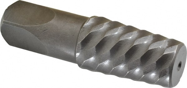 Cleveland - Spiral Flute Screw Extractor - #10 Extractor for 2-1/8 to 2-1/2" Screw, 5" OAL - Exact Tooling