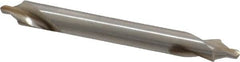 Cleveland - #11 Bell Cut 60° Incl Angle High Speed Steel Combo Drill & Countersink - Exact Tooling