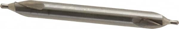Cleveland - #12 Bell Cut 60° Incl Angle High Speed Steel Combo Drill & Countersink - Exact Tooling