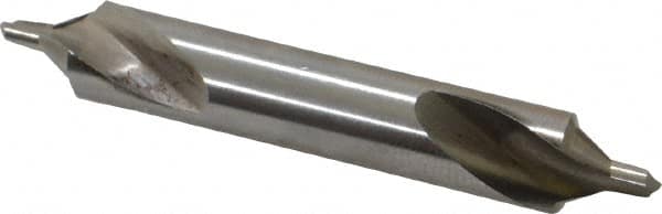 Cleveland - #14 Bell Cut 60° Incl Angle High Speed Steel Combo Drill & Countersink - Exact Tooling