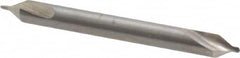 Cleveland - #0 Plain Cut 60° Incl Angle High Speed Steel Combo Drill & Countersink - Exact Tooling