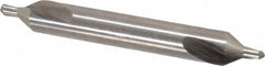 Cleveland - #3 Plain Cut 60° Incl Angle High Speed Steel Combo Drill & Countersink - Exact Tooling