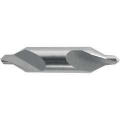 Cleveland - #5 Plain Cut 60° Incl Angle High Speed Steel Combo Drill & Countersink - Exact Tooling