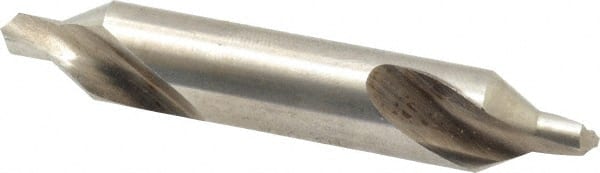 Cleveland - #6 Plain Cut 60° Incl Angle High Speed Steel Combo Drill & Countersink - Exact Tooling