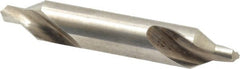 Cleveland - #6 Plain Cut 60° Incl Angle High Speed Steel Combo Drill & Countersink - Exact Tooling