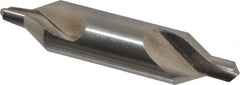 Cleveland - #8 Plain Cut 60° Incl Angle High Speed Steel Combo Drill & Countersink - Exact Tooling