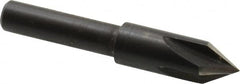 Cleveland - 1/4" Head Diam, 3/16" Shank Diam, 4 Flute 60° High Speed Steel Countersink - Exact Tooling