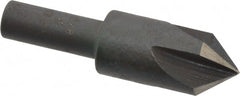 Cleveland - 5/8" Head Diam, 3/8" Shank Diam, 4 Flute 82° High Speed Steel Countersink - Exact Tooling