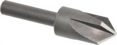 Cleveland - 1/2" Head Diam, 3/8" Shank Diam, 4 Flute 90° High Speed Steel Countersink - Exact Tooling