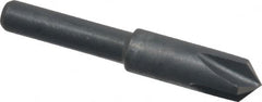 Cleveland - 1/4" Head Diam, 3/16" Shank Diam, 4 Flute 100° High Speed Steel Countersink - Exact Tooling
