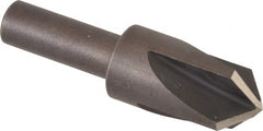 Cleveland - 5/8" Head Diam, 3/8" Shank Diam, 4 Flute 100° High Speed Steel Countersink - Exact Tooling