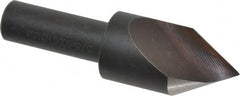 Cleveland - 5/8" Head Diam, 3/8" Shank Diam, 1 Flute 60° High Speed Steel Countersink - Exact Tooling