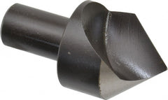 Cleveland - 1-1/2" Head Diam, 3/4" Shank Diam, 1 Flute 82° High Speed Steel Countersink - Oxide Finish, 2-7/8" OAL, Single End, Straight Shank, Right Hand Cut - Exact Tooling