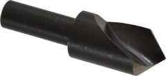Cleveland - 5/8" Head Diam, 3/8" Shank Diam, 1 Flute 90° High Speed Steel Countersink - Exact Tooling