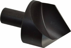 Cleveland - 2" Head Diam, 3/4" Shank Diam, 1 Flute 82° High Speed Steel Countersink - Exact Tooling