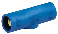 Leviton - 3R NEMA Rated, 600 Volt, 400 Amp, Male-Male, Cam Type, Single Pole Plug and Connector - 4.54 Inch Long, White - Exact Tooling