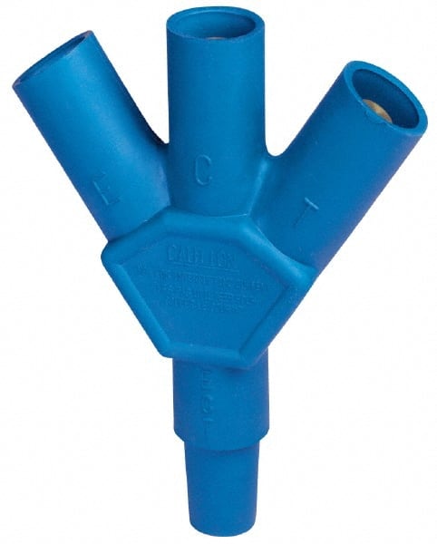 Leviton - 3R NEMA Rated, 600 Volt, 400 Amp, Female-Male-Male-Male, Cam Type, 3-Fer Single Pole Plug and Connector - Green - Exact Tooling