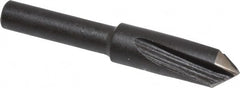 Cleveland - 1/4" Head Diam, 3/16" Shank Diam, 3 Flute 82° High Speed Steel Countersink - Exact Tooling