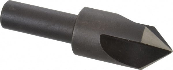 Cleveland - 5/8" Head Diam, 3/8" Shank Diam, 3 Flute 82° High Speed Steel Countersink - Exact Tooling
